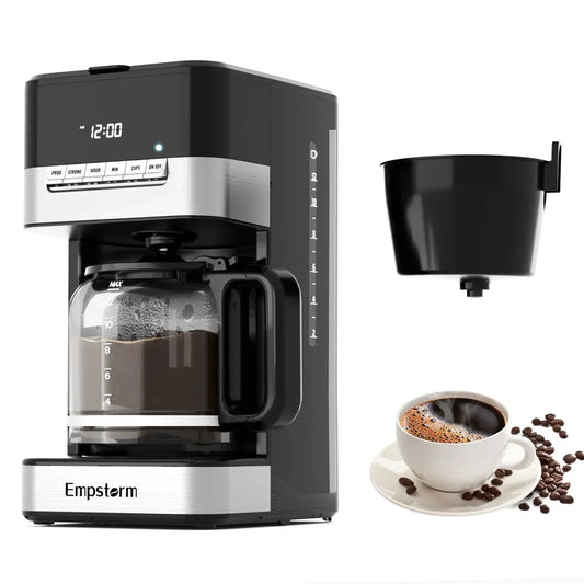 American style keep warm function electric programmable single service drip coffee machine-0