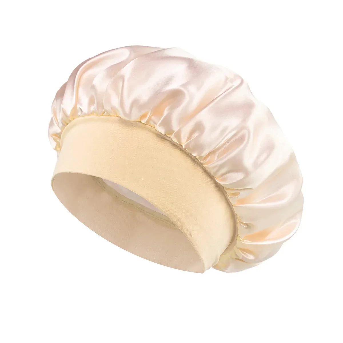 Solid Wide-Brimmed Satin Hair Bonnet for Sleeping *Multiple Colors*