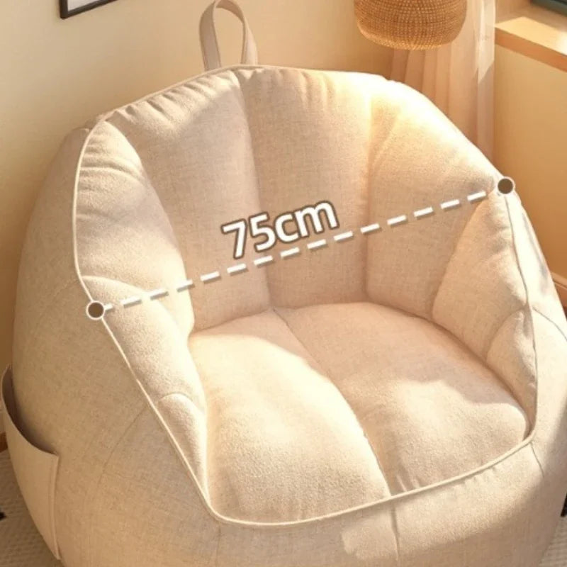 Creative Single Lazy Sofa Bean Bag Couch Bedroom Balcony Living Room Lounge Chair Detachable Washable Living Room Furniture