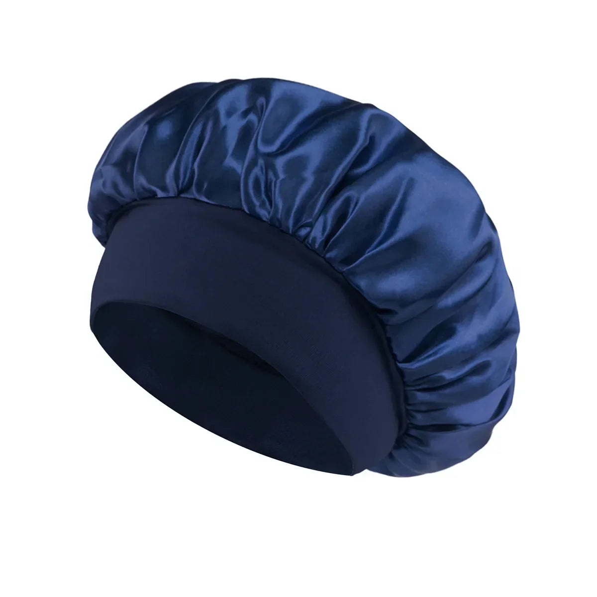 Solid Wide-Brimmed Satin Hair Bonnet for Sleeping *Multiple Colors*