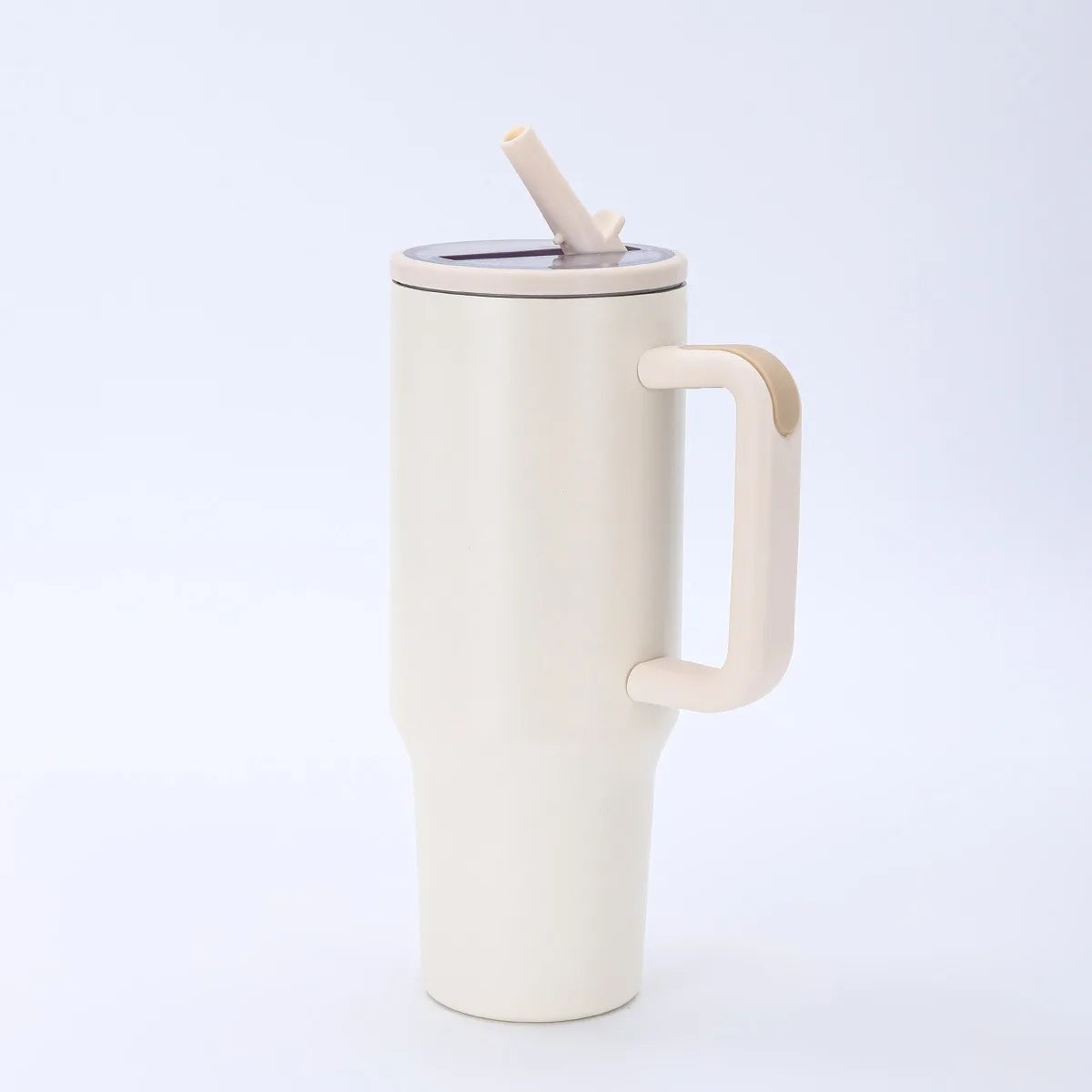 Personalized Custom Name Stainless Steel Insulated Cup With Handle And Straw For Car Use Suitable For Fitness And Outdoor Travel
