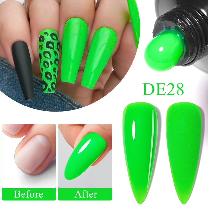 Mtssii 20ml Fluorescent Nail Extension Gel Nail Building Acrylic Nail Gel UV LED Soak Off UV Extend Gel For Nail Extensions