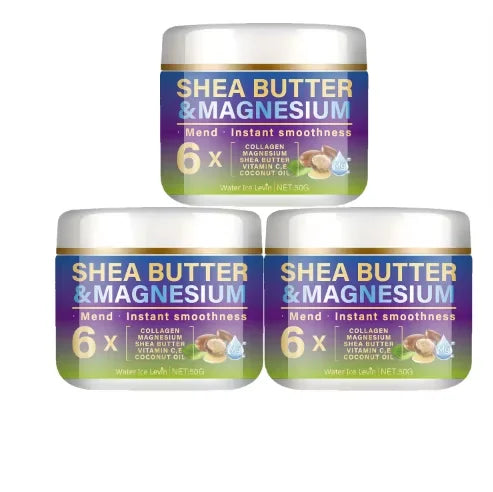 Magnesium Firming Cream with Shea Oil & Collagen - Moisturizing & Brightening Formula for Softer, Whiter & Confident Skin