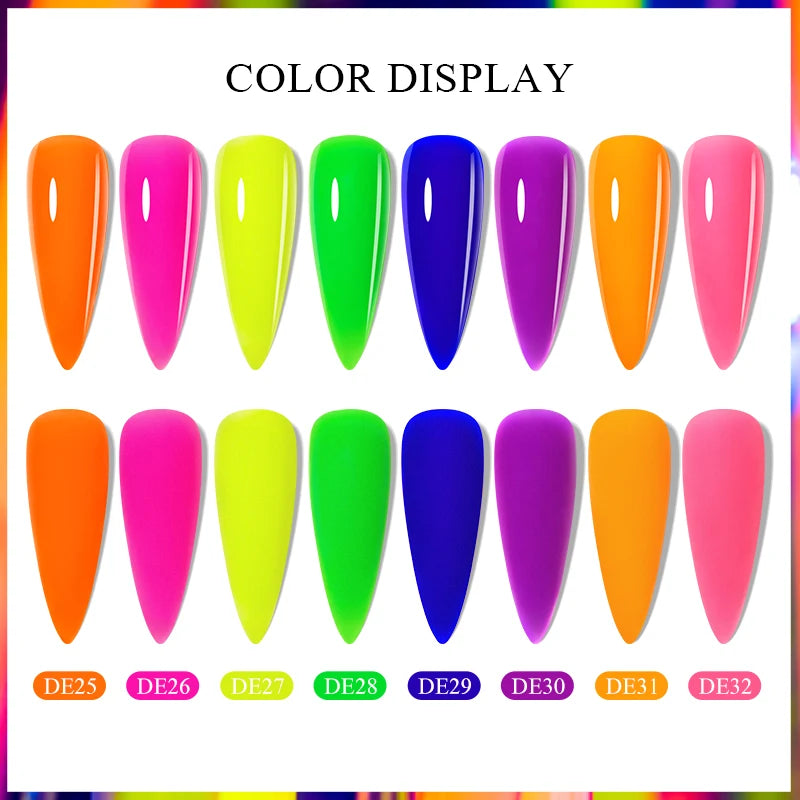 Mtssii 20ml Fluorescent Nail Extension Gel Nail Building Acrylic Nail Gel UV LED Soak Off UV Extend Gel For Nail Extensions
