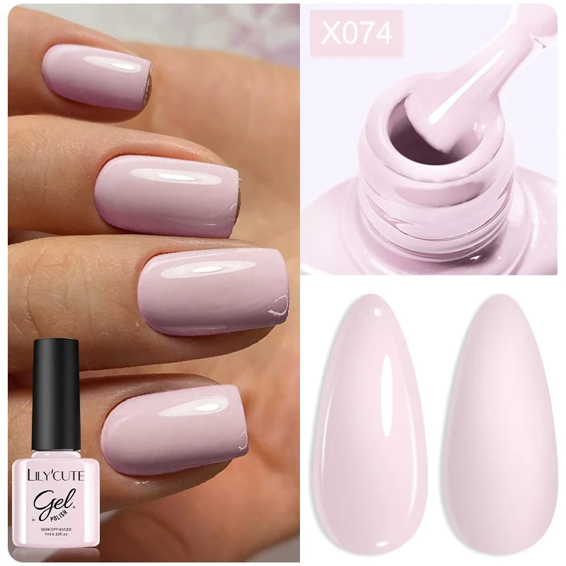 LILYCUTE 7ml Neon Reflective Nail Gel Polish Dark Flash Glitter Effect Fluorescent Gel Soak Off UV Gel Summer Nail Art Varnish