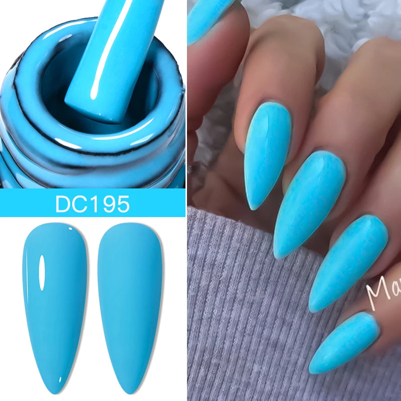 Mtssii 7ml Neon Snowflake Gel Nail Polish Fluorescent Gel UV LED Semi Permanent Glitter Snow Sequins Nails Art Design Varnishes