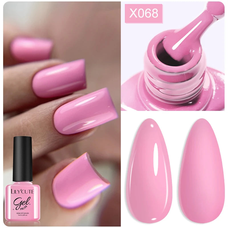 LILYCUTE 7ml Neon Reflective Nail Gel Polish Dark Flash Glitter Effect Fluorescent Gel Soak Off UV Gel Summer Nail Art Varnish