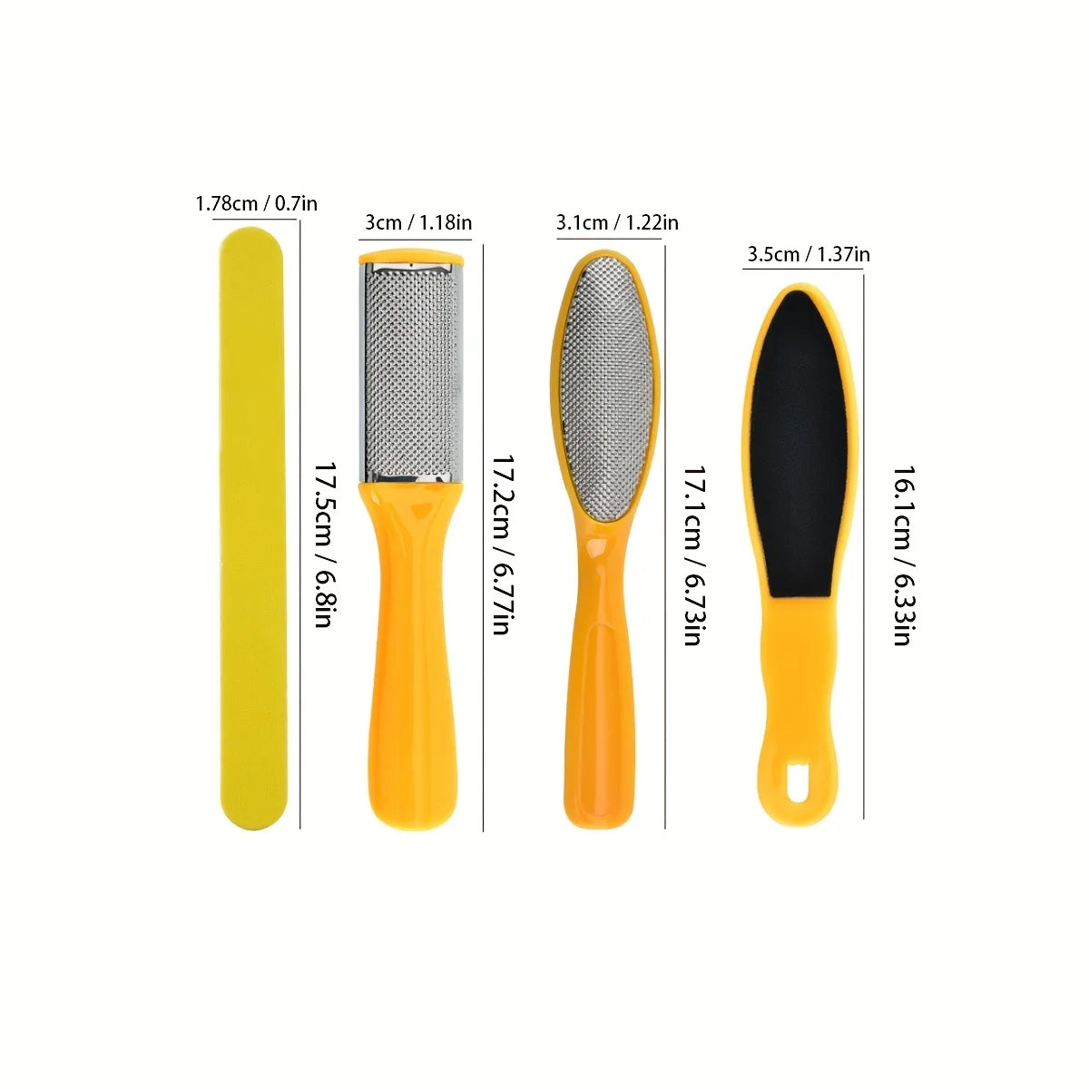 10-in-1 Fashionable Hot Selling Pedicure Set,Professional Remover Foot File Scraper,Exfoliating Tool for Feet and Hands