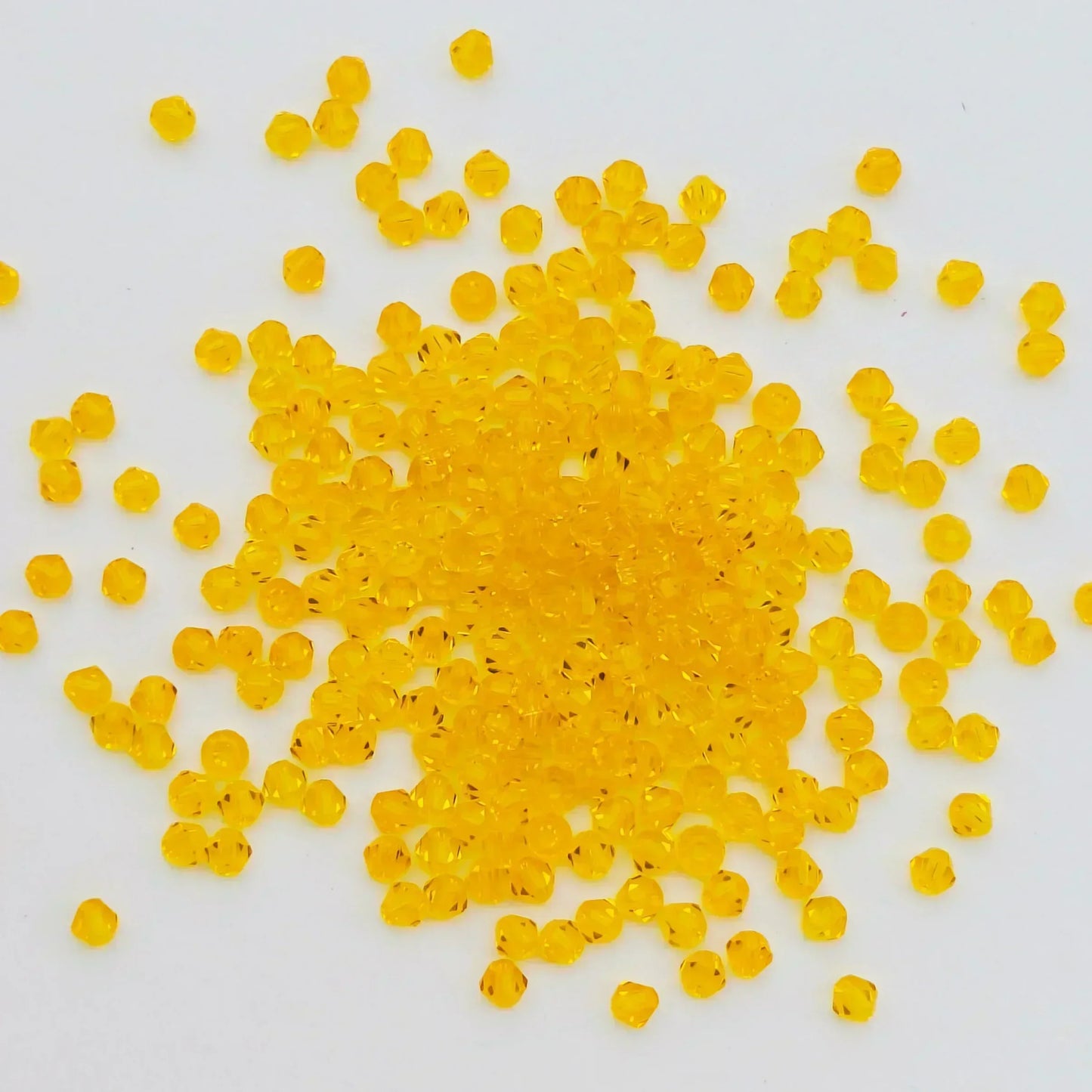 100PCS Bicone Crystal Glass Bead Colorful Loose Spacer Glass Bead for Jewelry Making DIY Necklace Earrings Bracelets Accessories