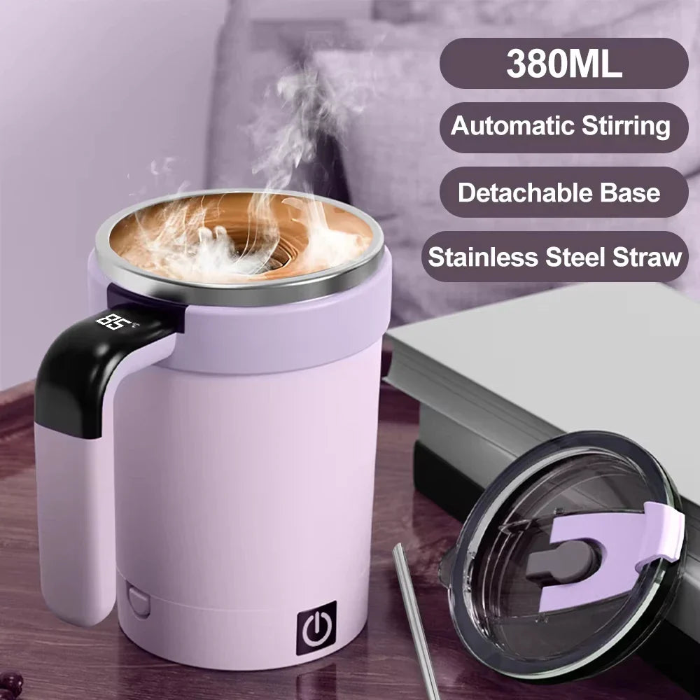 Automatic Mixing Coffee Cup Intelligent Temperature Rechargeable Mug-6
