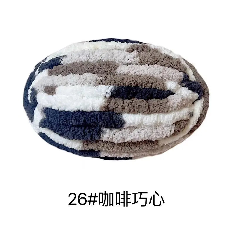 250g/Ball DIY Hand Knitting Chenille Yarn Thick Chunky Giant Yarn Cotton Thick Yarn for Scarf Cushion Handmade Crochet Hook Line