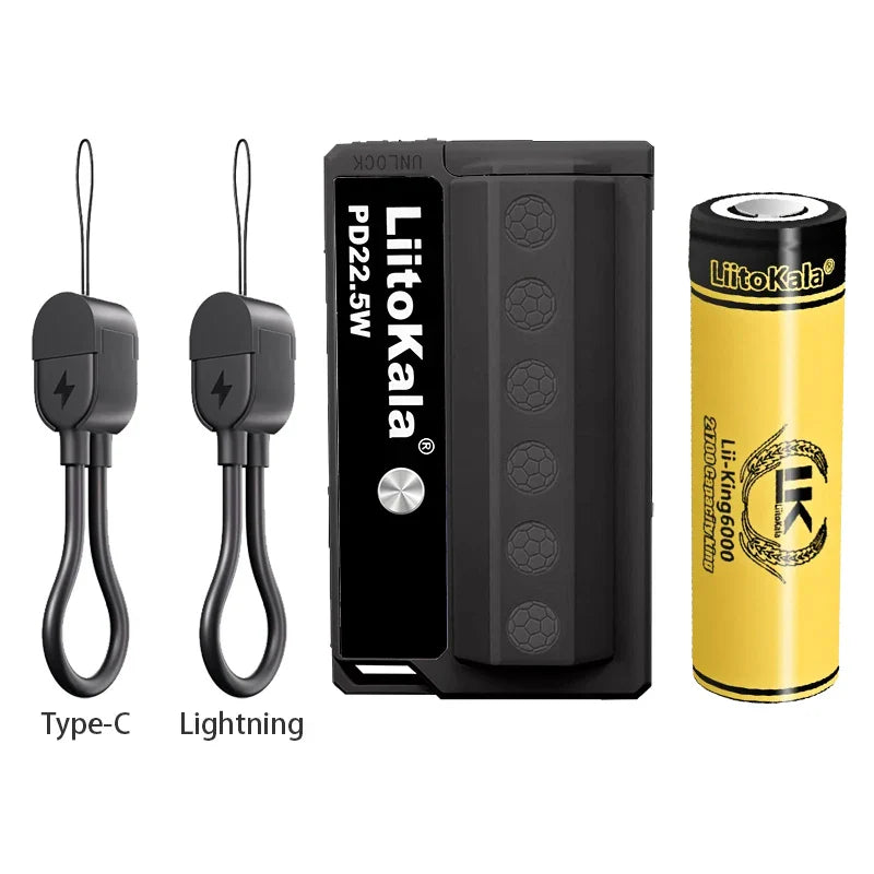 LiitoKala PB-L01 22.5W Portable Power Bank With Replaceable Battery-6