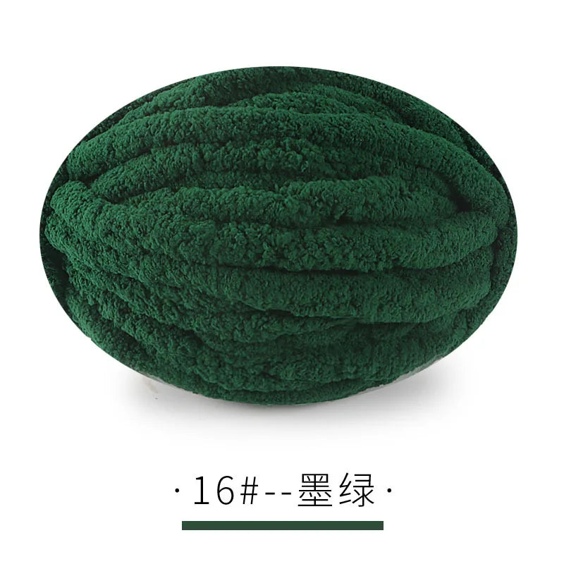250g/Ball DIY Hand Knitting Chenille Yarn Thick Chunky Giant Yarn Cotton Thick Yarn for Scarf Cushion Handmade Crochet Hook Line