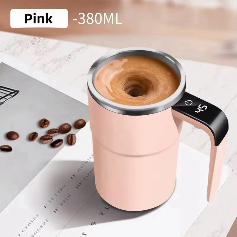 Coffee Self Mixing Mug Waterproof Food Safe Coffee Mug USB Rechargeable Automatic-7