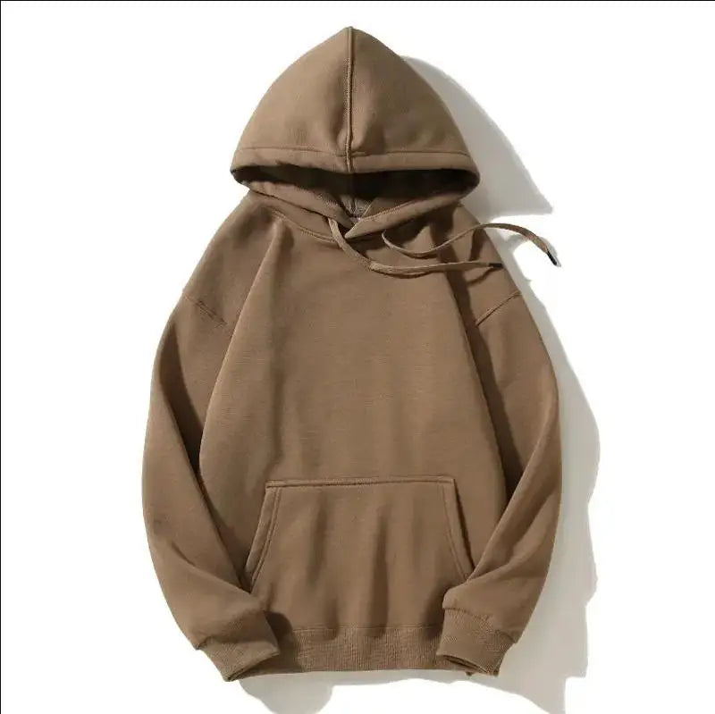 Plain - Casual Hoodie Sweatshirts