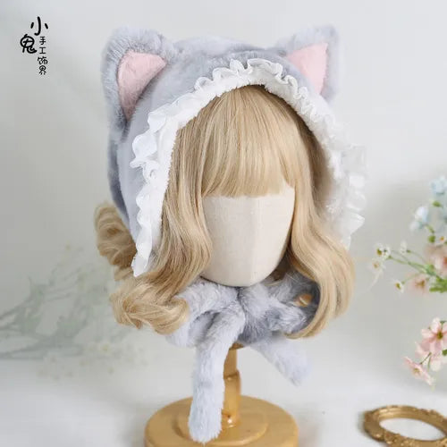 Cat Ears Bonnet