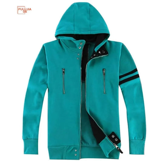 Turquoise Teal Appeal Sweater Hoodie Jacket