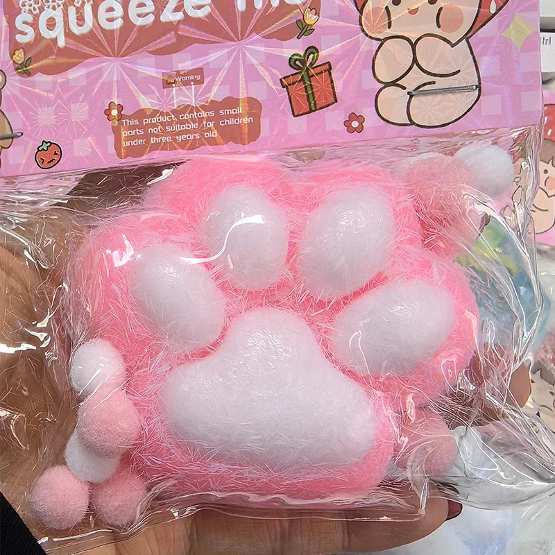 Squeeze Cat Paw Toy | Soft Sticky Stress Relief Squishy Gift