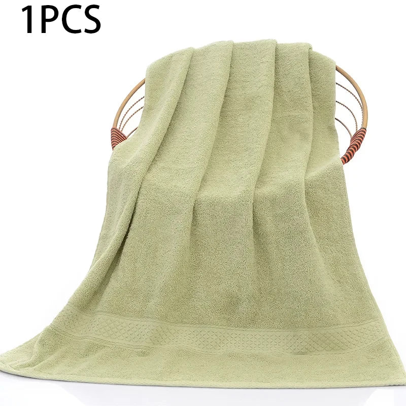 100% Cotton Adult Thickened Durable Towel  Soft Quick Dry  Absorbent Solid color Face Towel  bath household cotton face towel