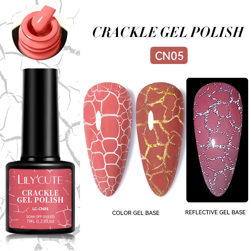 LILYCUTE 7ml Neon Reflective Nail Gel Polish Dark Flash Glitter Effect Fluorescent Gel Soak Off UV Gel Summer Nail Art Varnish