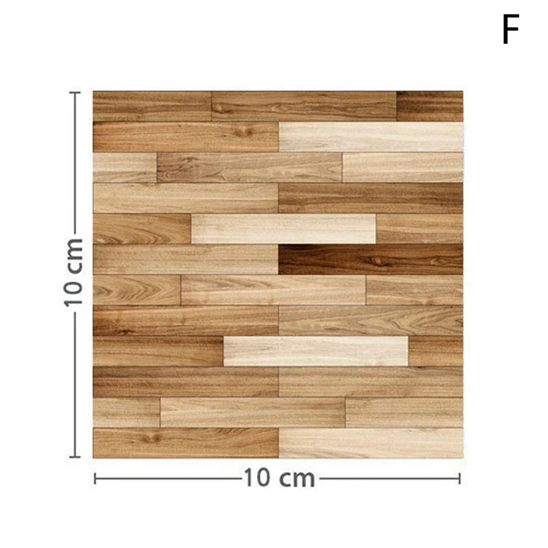 1:12 Dollhouse Miniature Grain Floor Wallpaper Tiles Sticker | Bathroom Living Room Decor