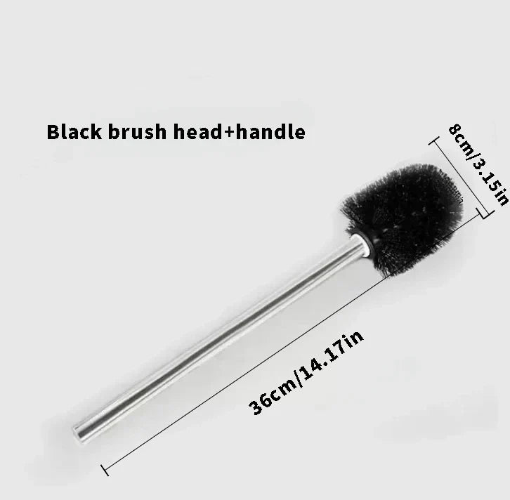 Japanese Minimalist Toilet Brush – Stainless Steel Handle