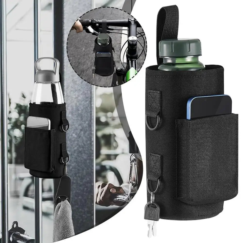 2026 New Magnetic Water Bottle Pouch Bag Gym-specific Water Cup Holder With Strong Magnet For Outdoor Sports Cup Holder Bag