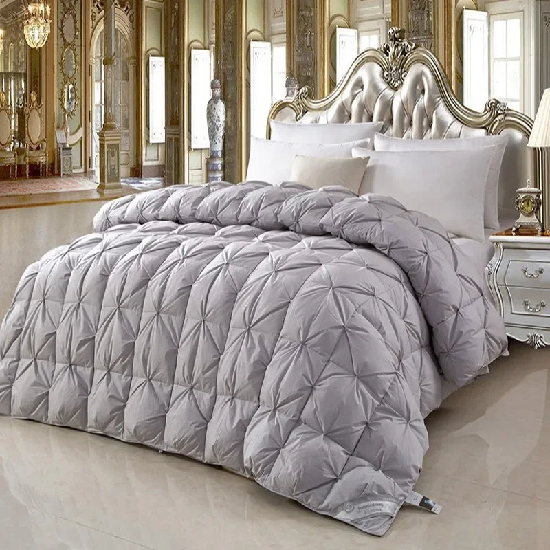 100% pure cotton goose down comforter, five-star hotel down comforter, winter thick comforter, spring and autumn comforter
