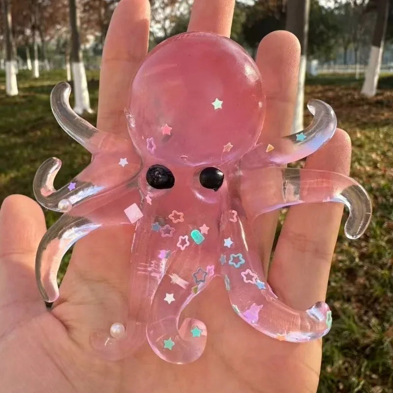 Squishy Ocean Octopus Fidget Toy | Slow Rebound Stress Relief Squeeze