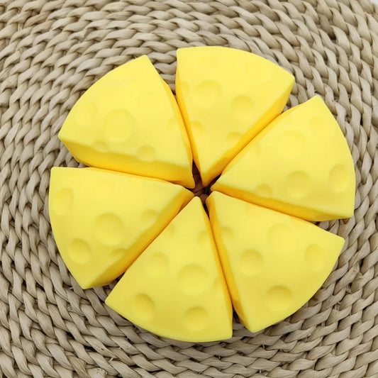 Cheese Squishy Toy | Soft Slow Rebound Stress Relief Fidget Toy for Adults