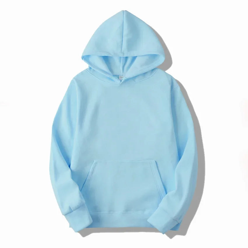 Plain - Casual Hoodie Sweatshirts