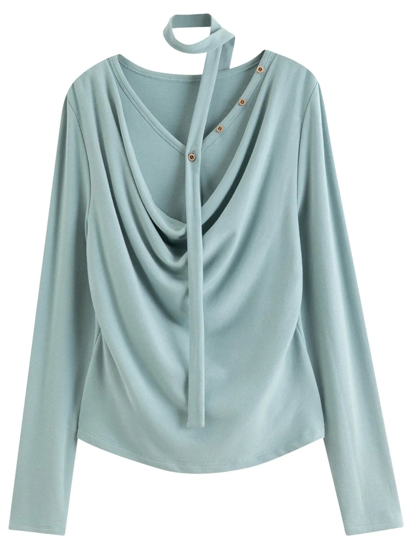 Mock Two-Piece Layered T-Shirt Plus Size Top