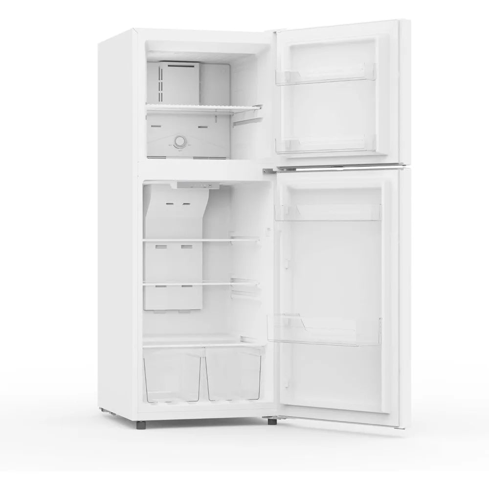 Frigidaire, Frost Free Top Mount 2 Door Apartment Size Refrigerator with Freezer, 10 CU FT