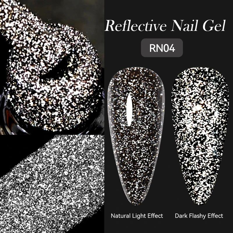 LILYCUTE 7ml Reflective Glitter Cat Magnetic Gel Nail Polish Semi permanent Soak Off UV LED Varnish Nail Supplies