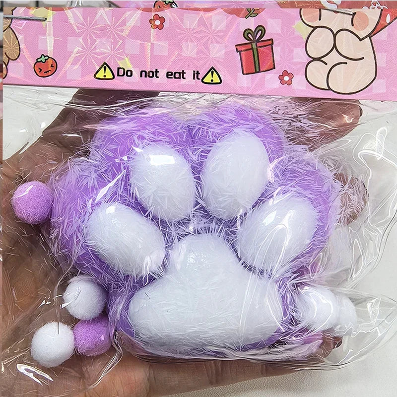 Squeeze Cat Paw Toy | Soft Sticky Stress Relief Squishy Gift