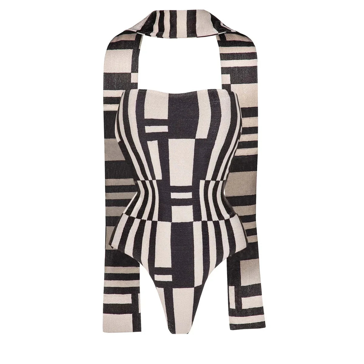 2Pcs Black White Swimsuit 2026 Bandeau Biquini Women Sexy Bikini Push Up Swimwear Female Patchwork Dress Bathing Suits Beachwear