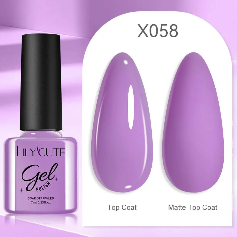 LILYCUTE 7ml Neon Reflective Nail Gel Polish Dark Flash Glitter Effect Fluorescent Gel Soak Off UV Gel Summer Nail Art Varnish