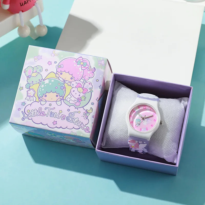 Hello Kitty and Friends 3D Silicone Jelly Watches with box Cinnamoroll Kuromi Melody