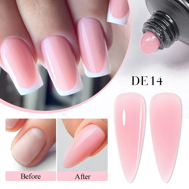 Mtssii 20ml Fluorescent Nail Extension Gel Nail Building Acrylic Nail Gel UV LED Soak Off UV Extend Gel For Nail Extensions