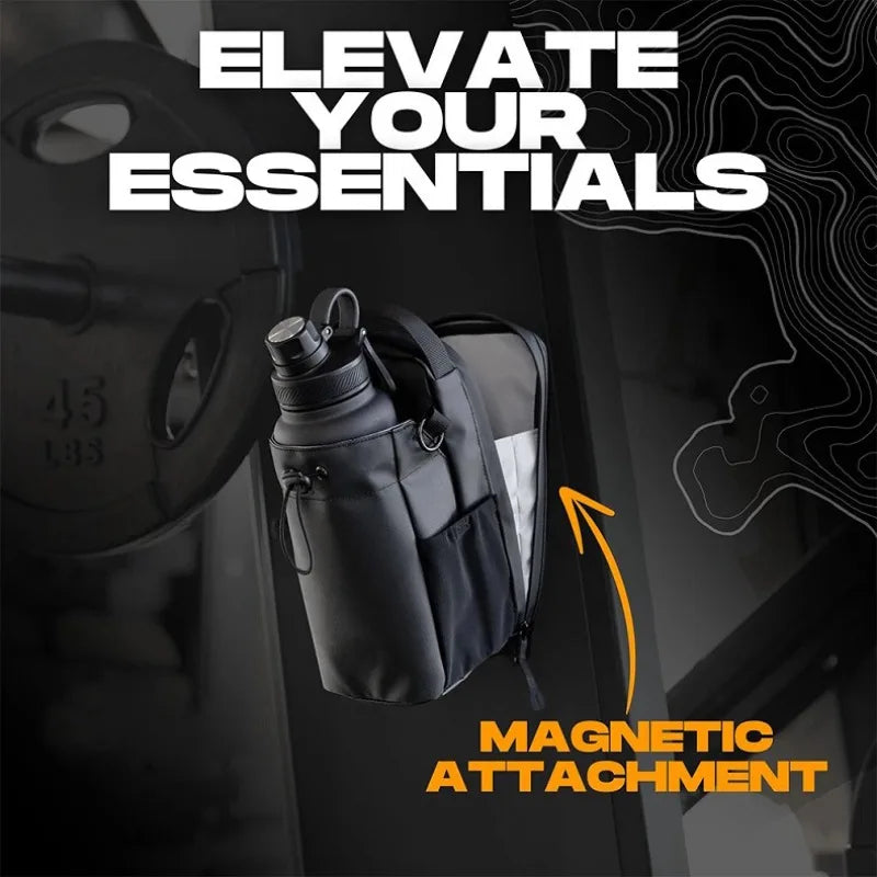 2025 New Magnetic Water Bottle Holder Wall-Mounted Gym Bag Fitness Cup Accessories for Men and Women Gym Magnet Bag