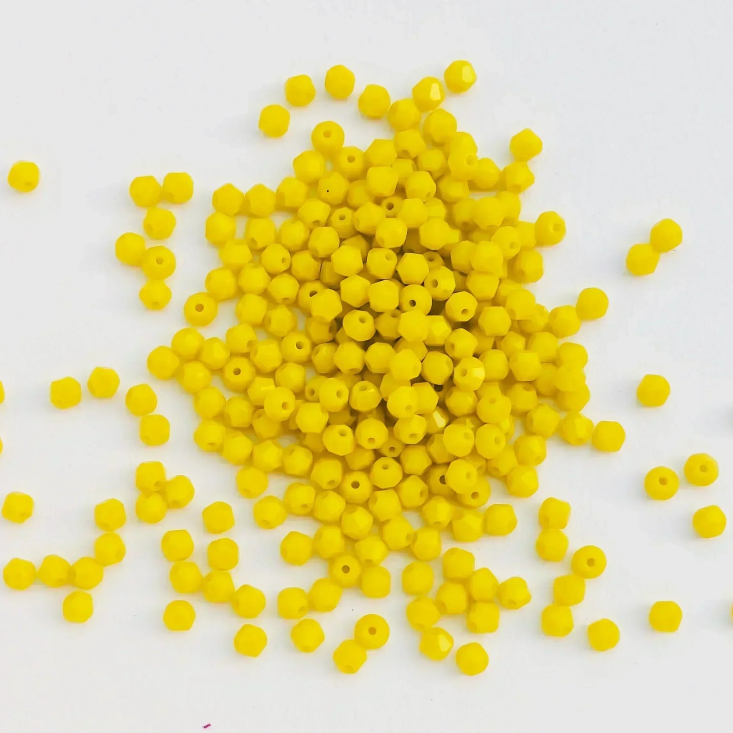 100PCS Bicone Crystal Glass Bead Colorful Loose Spacer Glass Bead for Jewelry Making DIY Necklace Earrings Bracelets Accessories