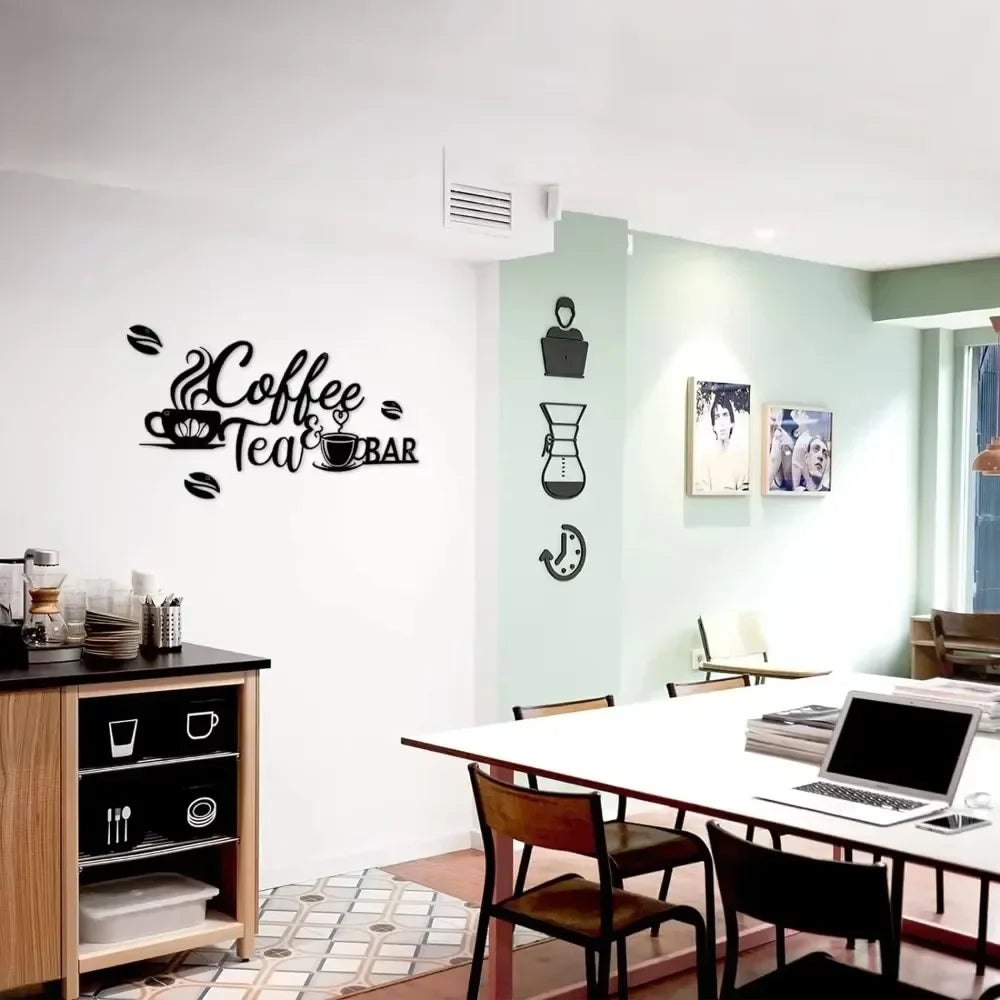 Coffee Bar Sign - Rustic Wall Art for Home Decor-3