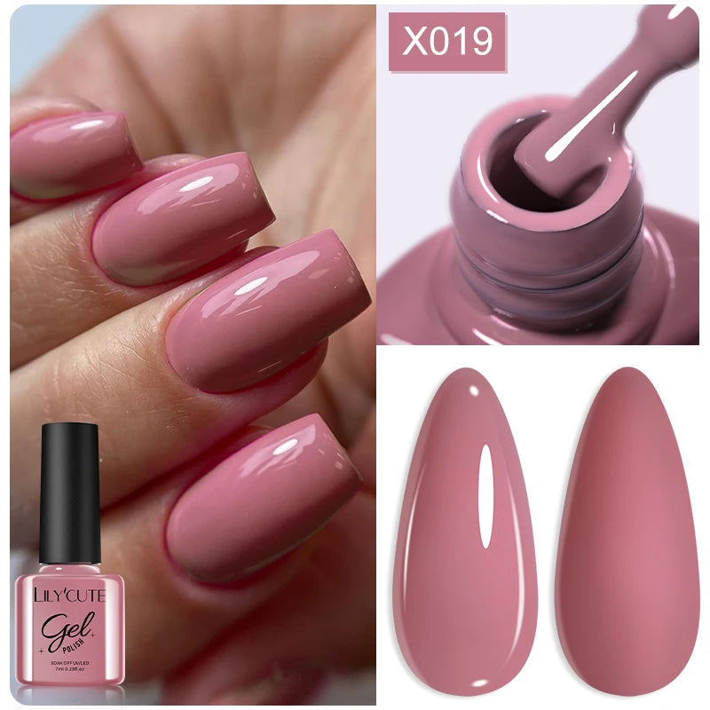 LILYCUTE 7ml Neon Reflective Nail Gel Polish Dark Flash Glitter Effect Fluorescent Gel Soak Off UV Gel Summer Nail Art Varnish
