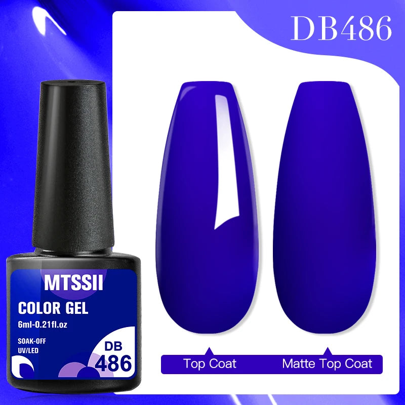Mtssii 7ml Neon Snowflake Gel Nail Polish Fluorescent Gel UV LED Semi Permanent Glitter Snow Sequins Nails Art Design Varnishes