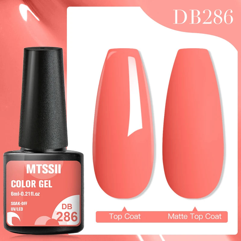 Mtssii 7ml Neon Snowflake Gel Nail Polish Fluorescent Gel UV LED Semi Permanent Glitter Snow Sequins Nails Art Design Varnishes