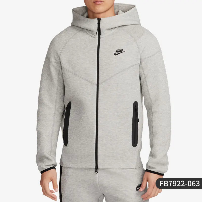 Nike Authentic Spring Men's Knit Loose Hooded Warm-up Sport Jacket FB7922-063