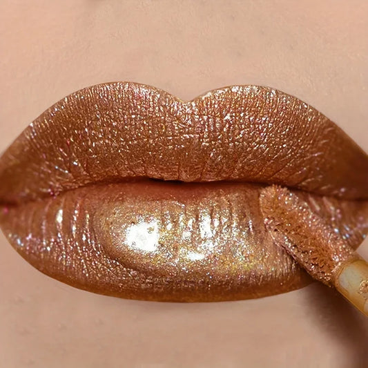 metallic shimmer lip gloss