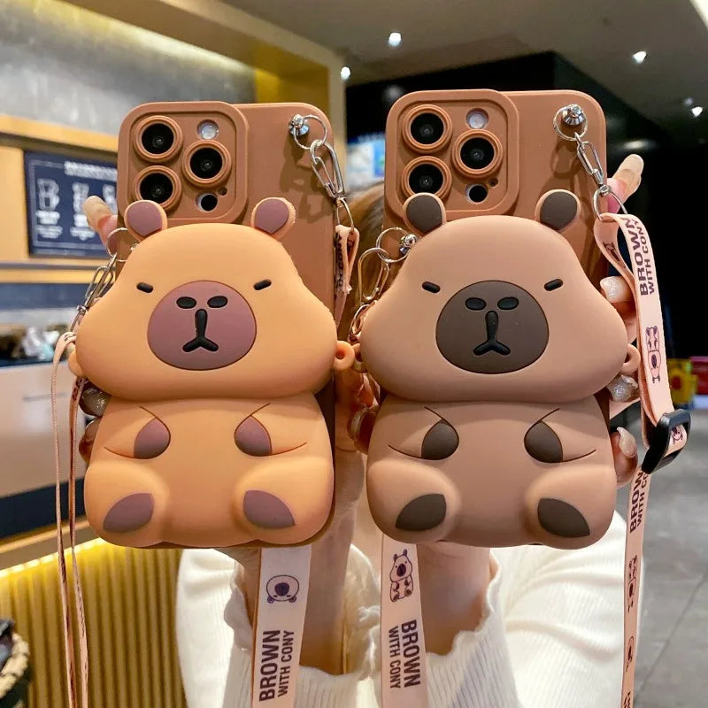 Chonky Capybara Samsung Phone Case Bag