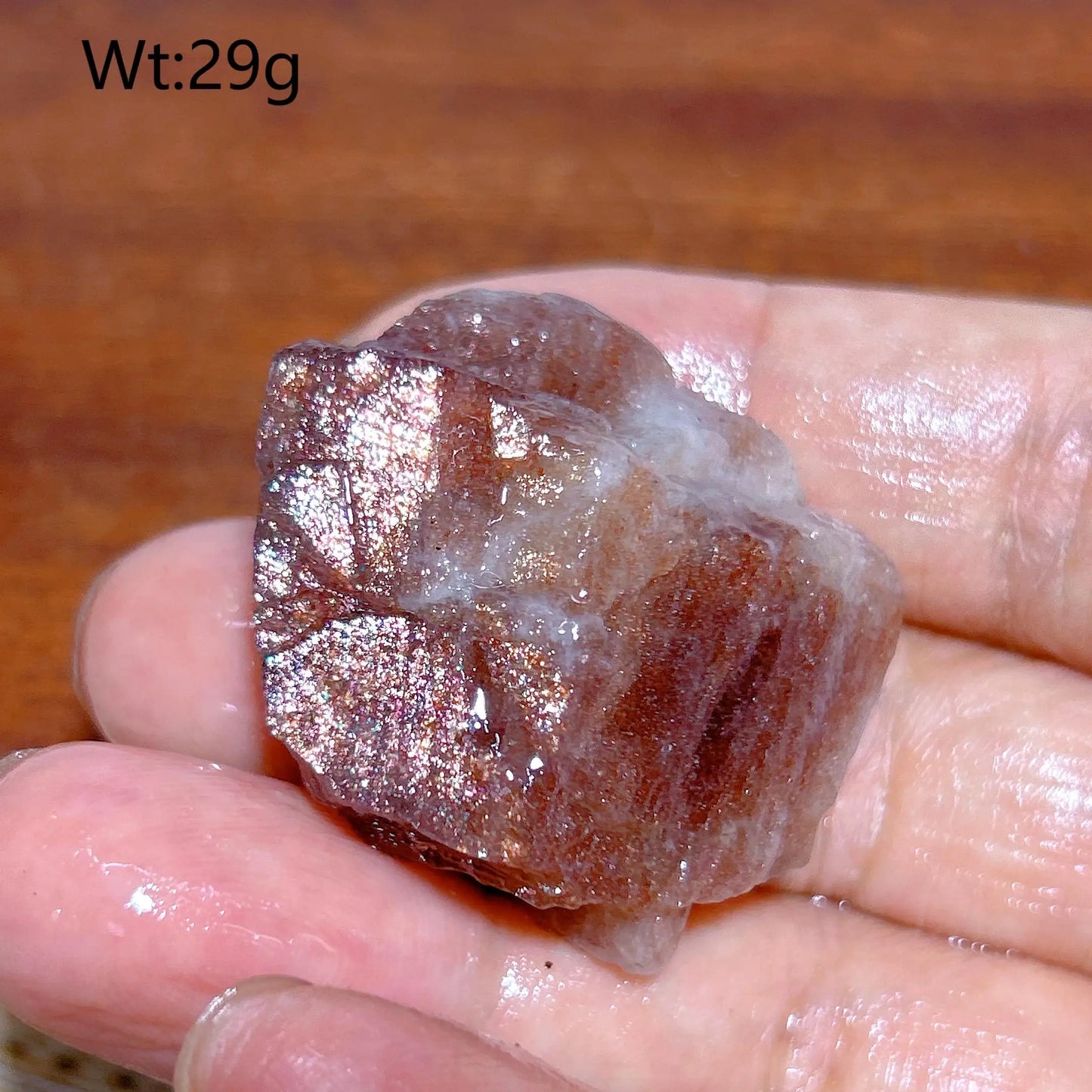 Natuurlike Kristalle Swart Galen Kristal Koper Sonsteen Rou Spesimen Reiki Reënboog Flitsende Huisversierings Minerale Energie Geskenk