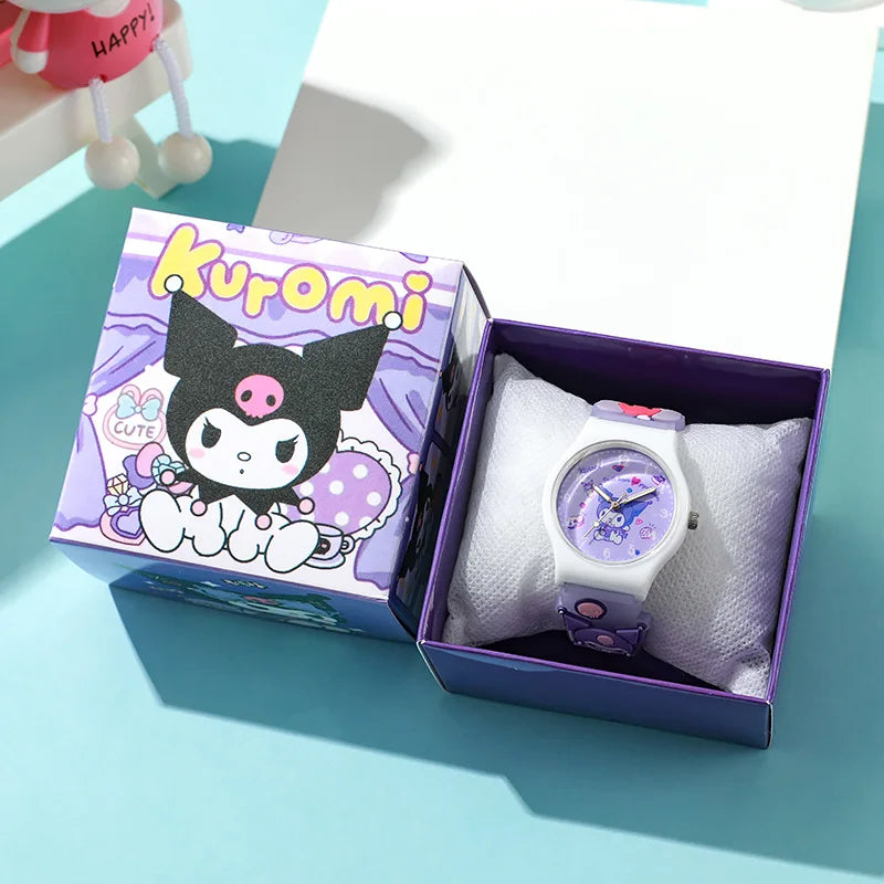 Hello Kitty and Friends 3D Silicone Jelly Watches with box Cinnamoroll Kuromi Melody